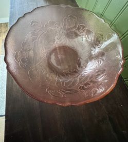 Vintage Pink Depression Bowl