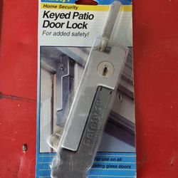 Keyed Patio Door Lock NEW