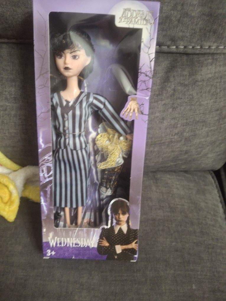 Wednesday Barbie Doll