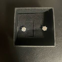 VVS1 Moissanite Earrings With GRA Certificate 