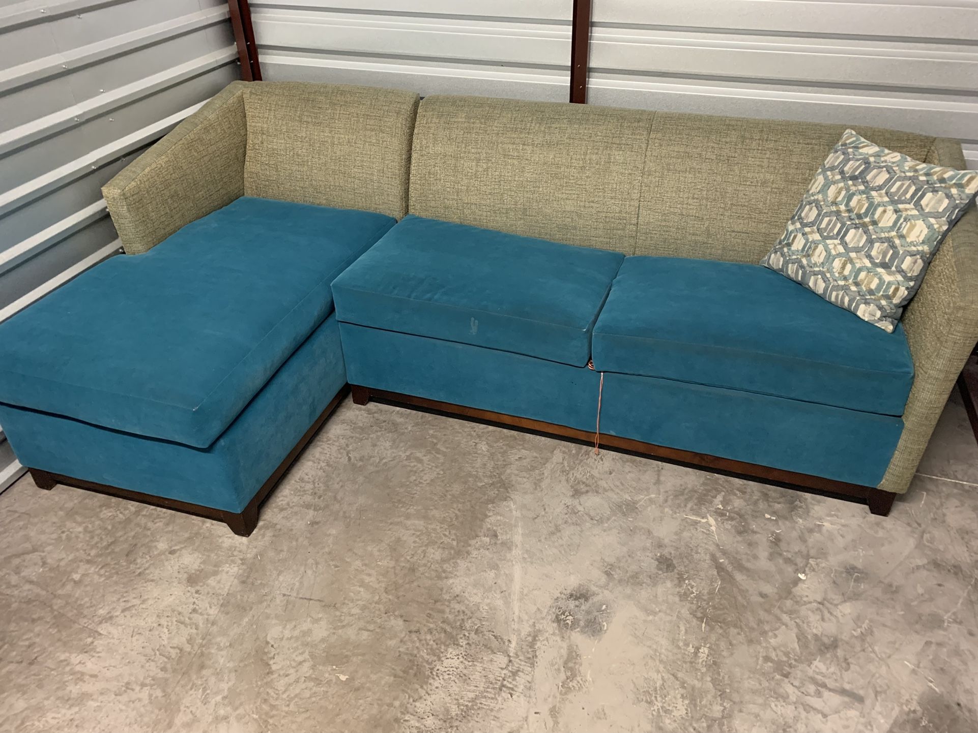 Like New Sleeper Sectional Couch