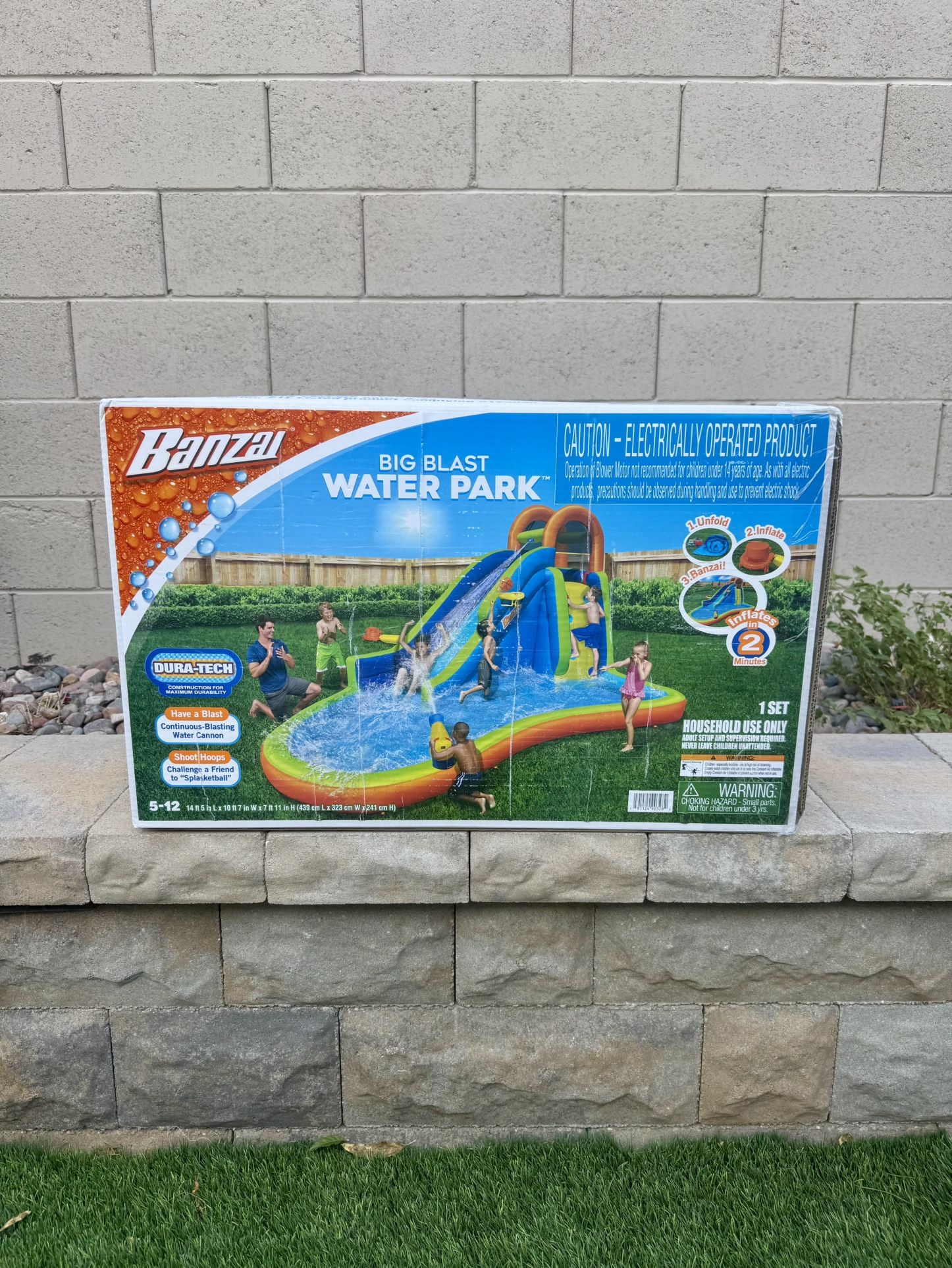 New In Box Banzai Big Blast Water Park
