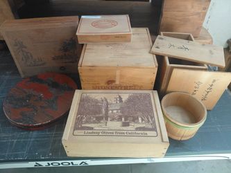 Wooden boxes