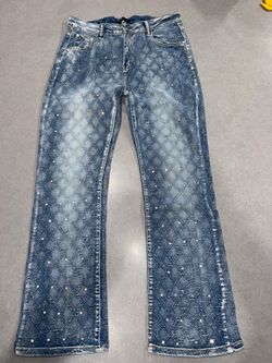 AMIRI Rhinestone Embellished Flare Jeans