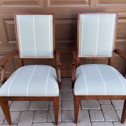 Ethan Allen Pair Of Chairs 