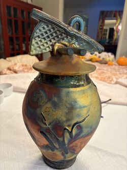 Signed Raku Pottery
