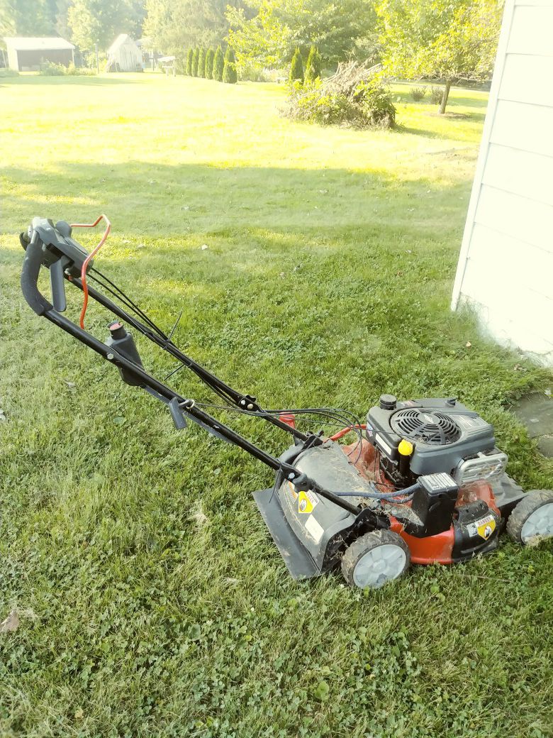 Snapper electric start, self propelled mower, 175cc