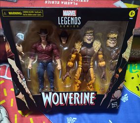 Marvel Legends Wolverine 50th Anniversary Logan vs Sabretooth 2-Pack