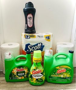 Gain + Scott Bundle $55 - Detergent Toilet Paper Coventry RI