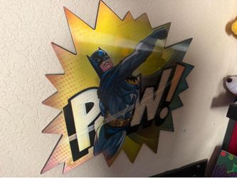 Marvel Batman “POW” wall art