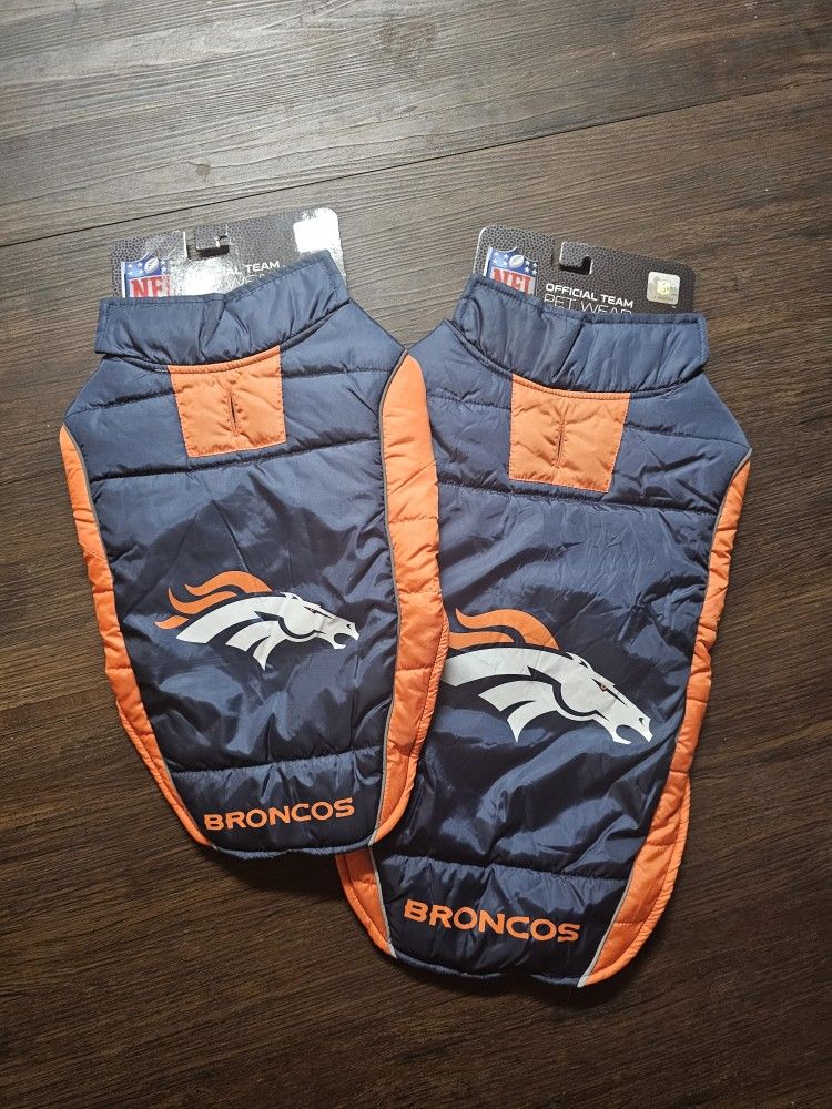 New Denver BRONCOS DOG JACKETS