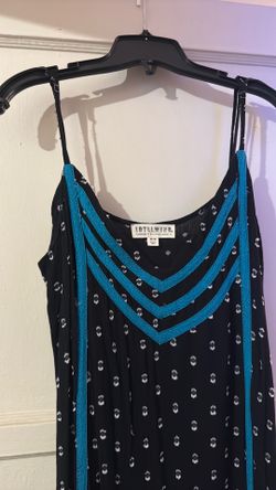 Double slit summer dress