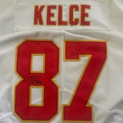 Travis Kelce Autographed jersey (I’ve worn it, Slightly Dirty) $100