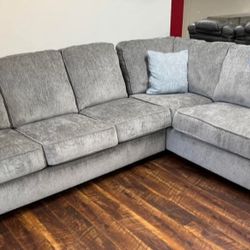 Brand New/ Gray Sectional, Seccional, Couch/ Delivery Available 