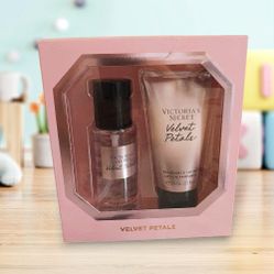 Victoria's Secret Velvet Petals 2 Piece Mini Mist & Lotion Gift Set