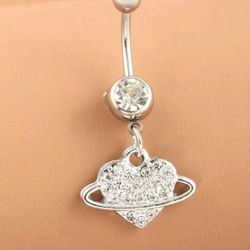 Heart Belly Ring 