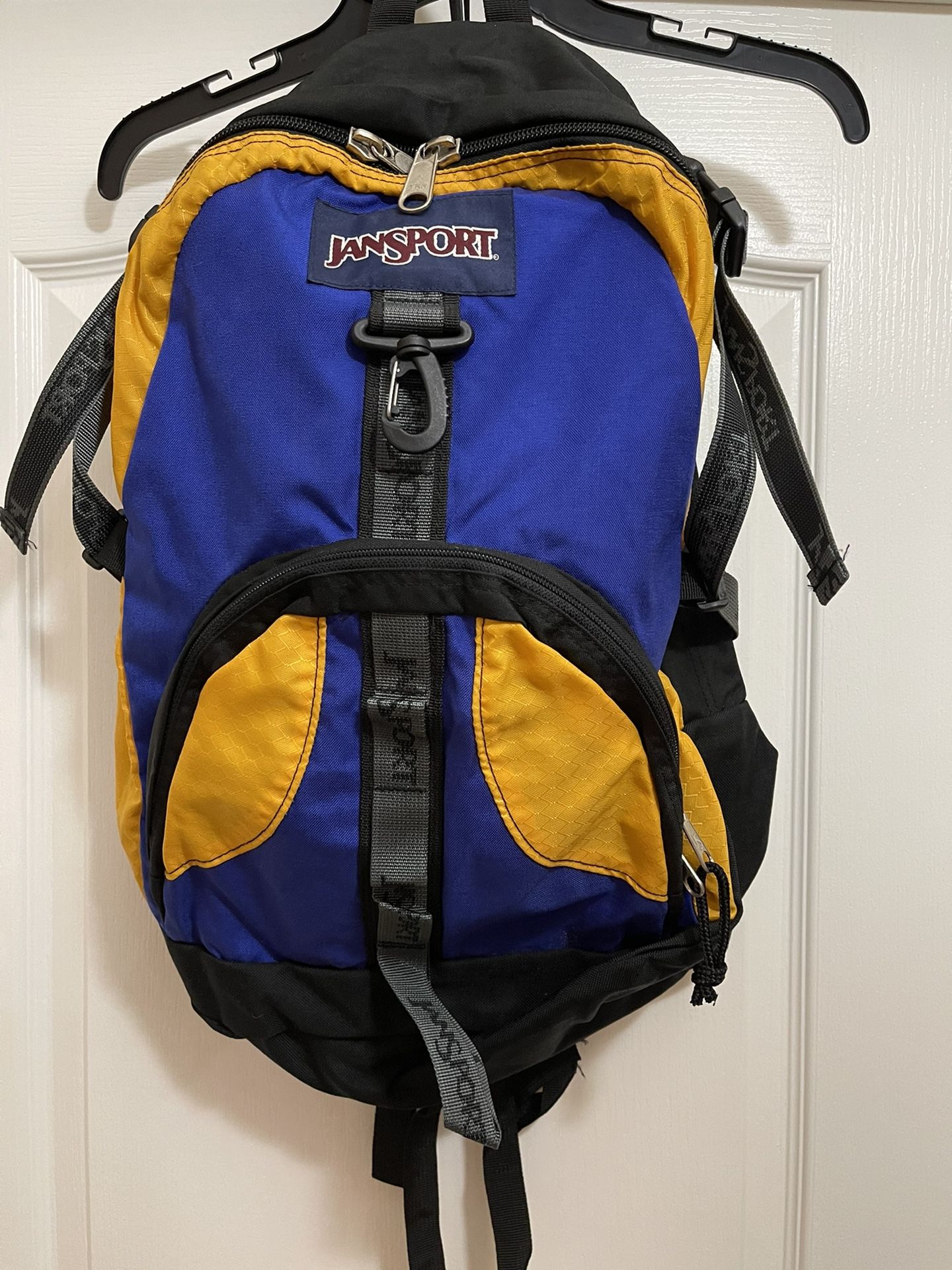 Jansport Blue And Yellow Backpack 