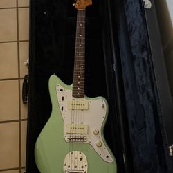 Fender MIM 2017 Lacquer Jazzmaster Classic 60s Surf Green With Hard Case 