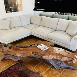 Sofa Sectional Light Gray New