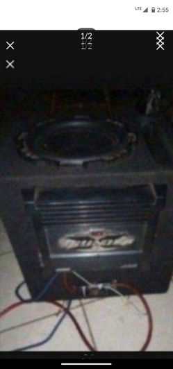 Rockford Fosgate 10-in P1 Woofer With A MTX Amp 300 Watts To Channel