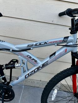 Ozone 500 Men s Shock Force 26 in 21 Speed Full Suspension Mountain Bike for Sale in Katy TX OfferUp