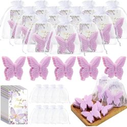 30 Set Butterfly Baby Shower Favors Butterfly Soap Favors 