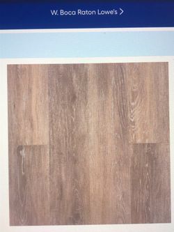 Luxury vinyl plank flooring