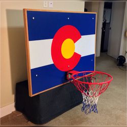 Custom Basketball Hoop - Colorado Flag