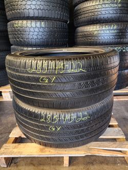 285 45R 22 USED TIRES GOOD YEAR EAGLE TOURING 2854522 USED TIRES (PAIR) MOUNT BALANCE INCLUDED