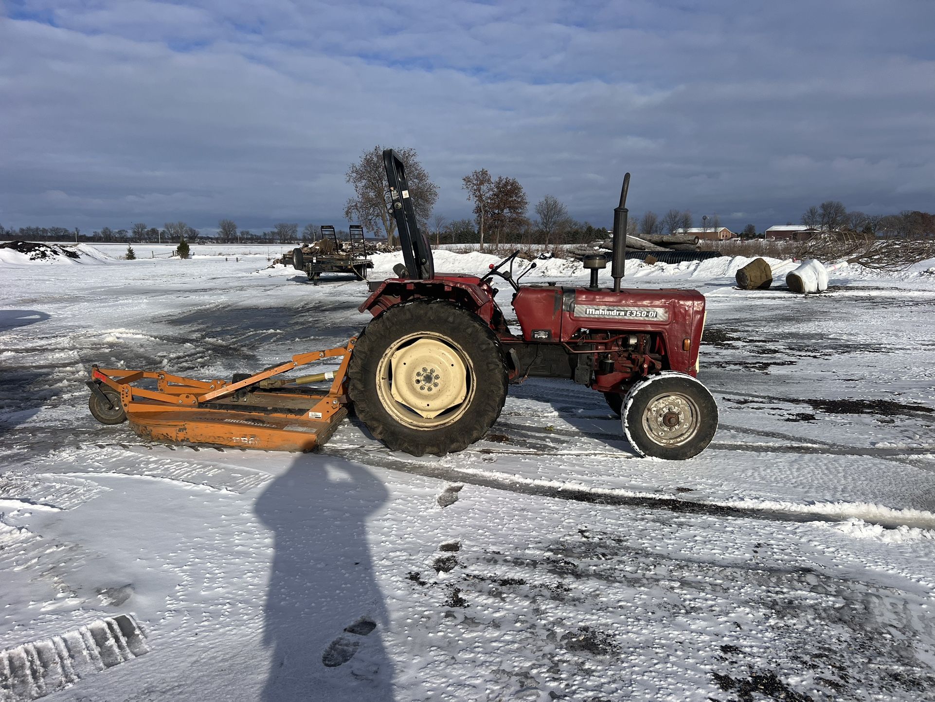 2004 Mahindra E350di Tractor and 60” Brush Hog