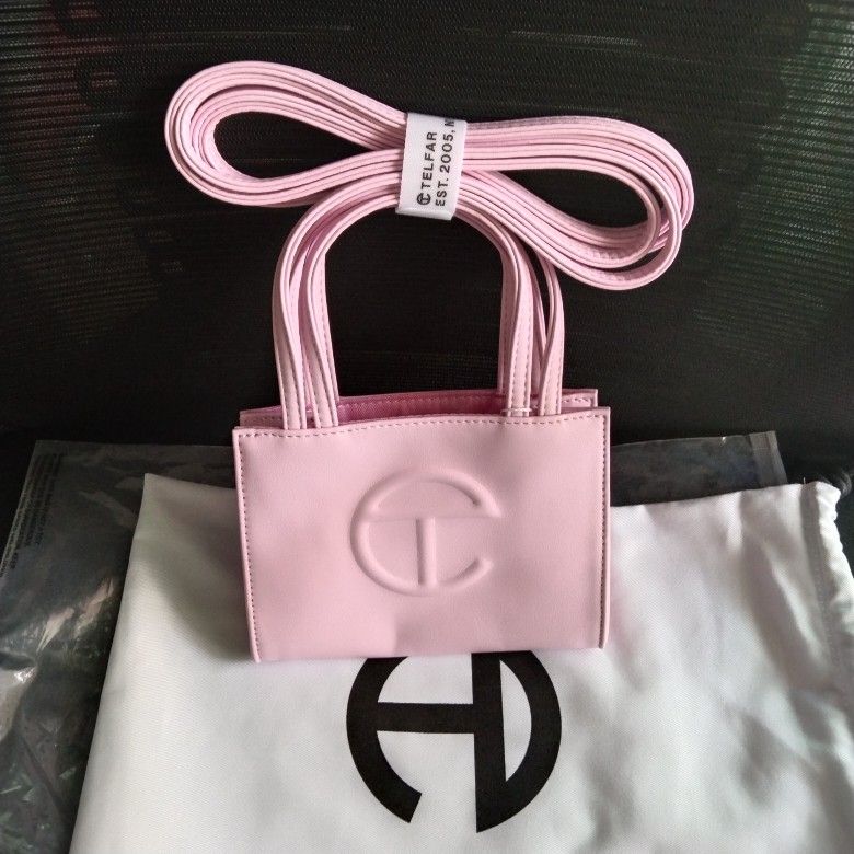Telfar Small Shopping Bag Bubblegum Pink