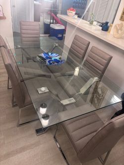 Dining Table Glass Set