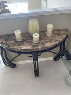 Half moon table