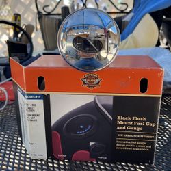 Harley Davidson Chrome Fuel Cap And Gauge