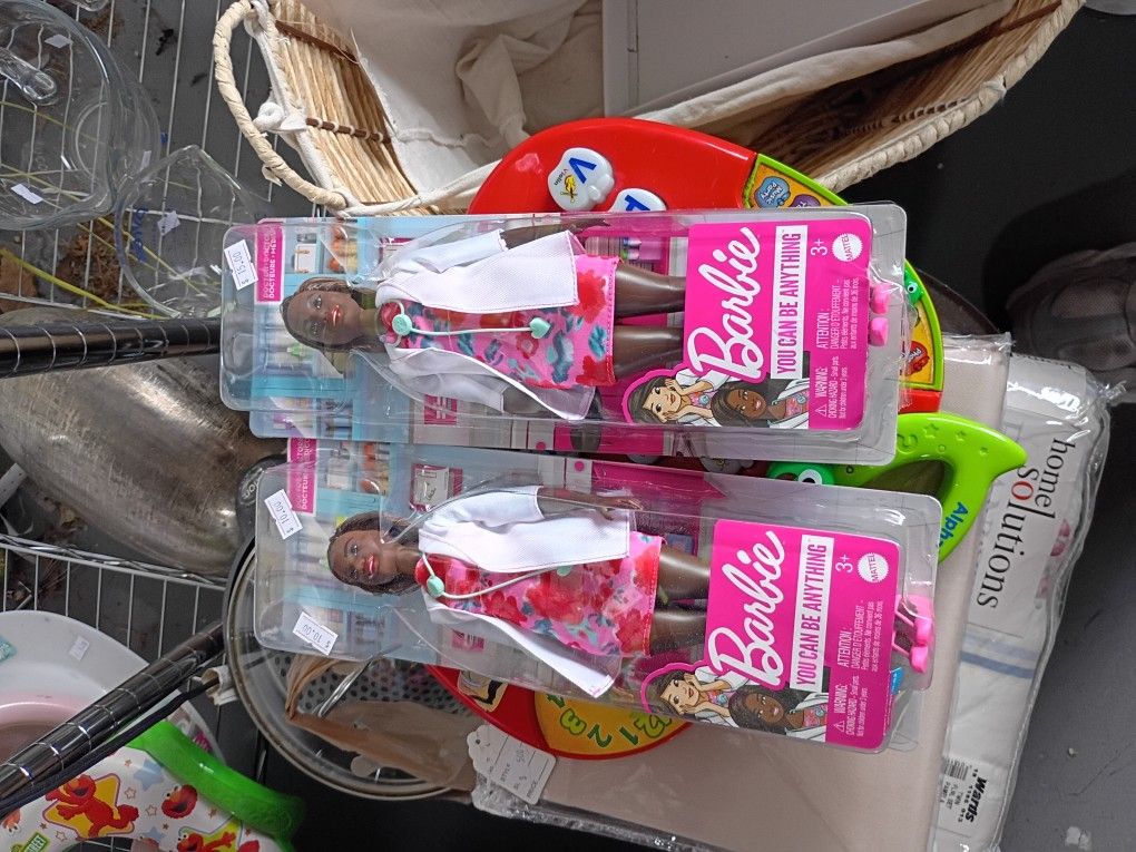 Mattel Barbie Dolls Two Of You Can Be Anything Doctors One Roommate And One Young Lady In Purple $10 Each