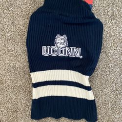 UCONN Dog Sweater Large