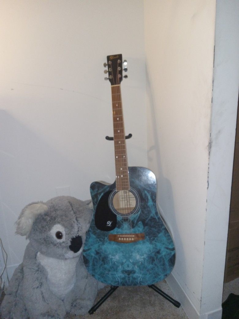 Blue Flame Guitar