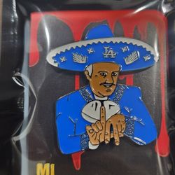 Los Angeles Dodgers Vicnete Fernandez Enamel Pin