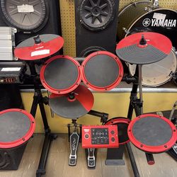 Red / Black Digital Drum Set 