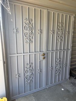 Heavy Duty Security MetalScreen Door