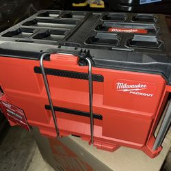 MILWAUKEE PACKOUT 22 in. 2- Drawer Tool Box with Metal Reinforced Corners