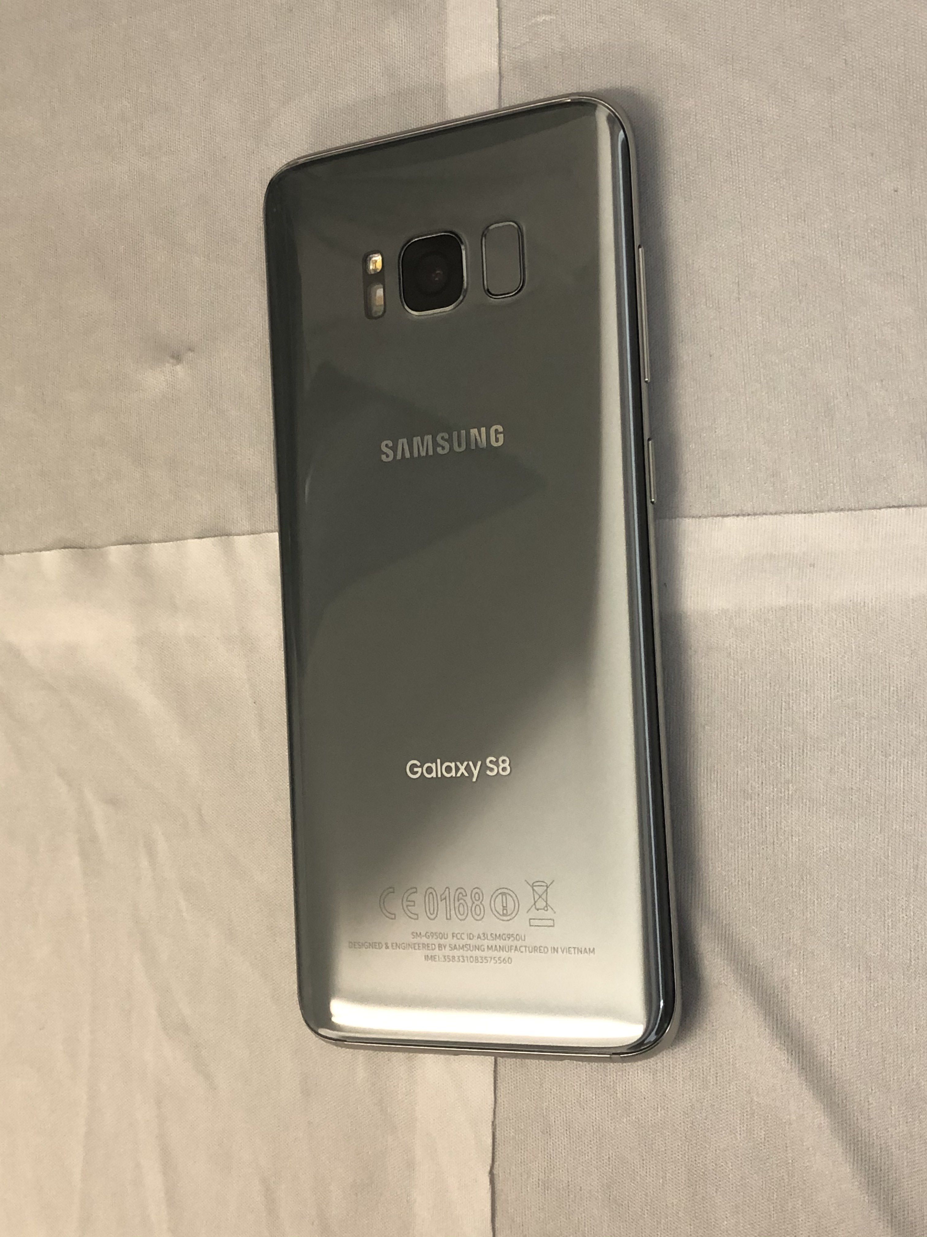 Samsung Galaxy S8 64GB || Silver || *UNLOCKED* for AT&T / Cricket / T-Mobile / MetroPCS / Simple Mobile / Sprint / Verizon / others WORLWIDE