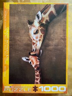 Giraffe 1000 pieces jigsaw puzzle