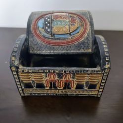  Egyptian Scarab Jewelry Box – Handmade Luxe Treasure from Egypt