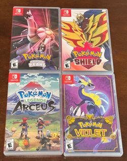 $30 each or $100 for all- Pokemon Switch games
