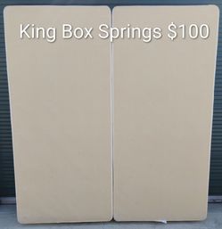 King Box Springs $100