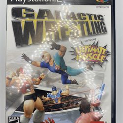 Galactic Wrestling Sony PlayStation 2 PS2 Complete in Box W/ Manual Tested Works