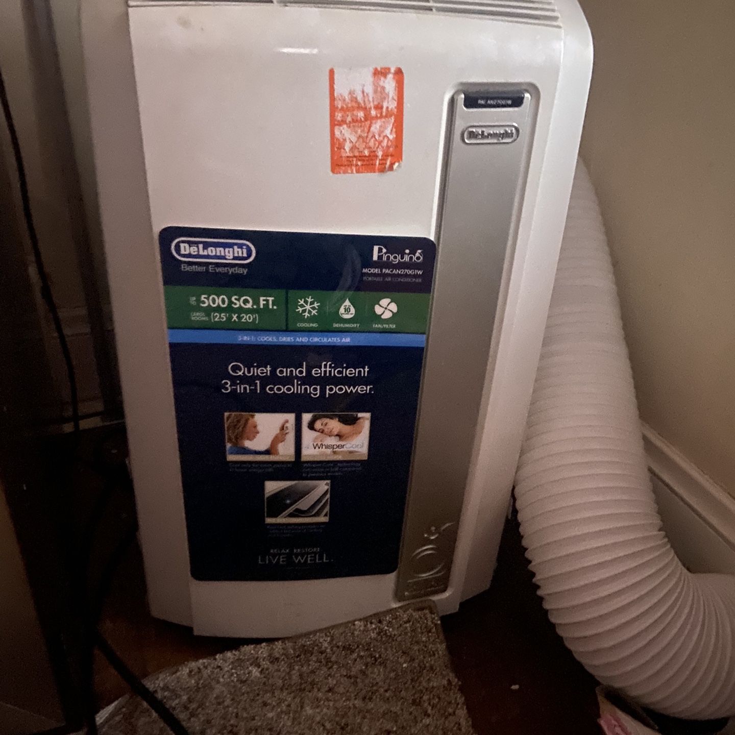 delonghi 3 in 1 portable air conditioner