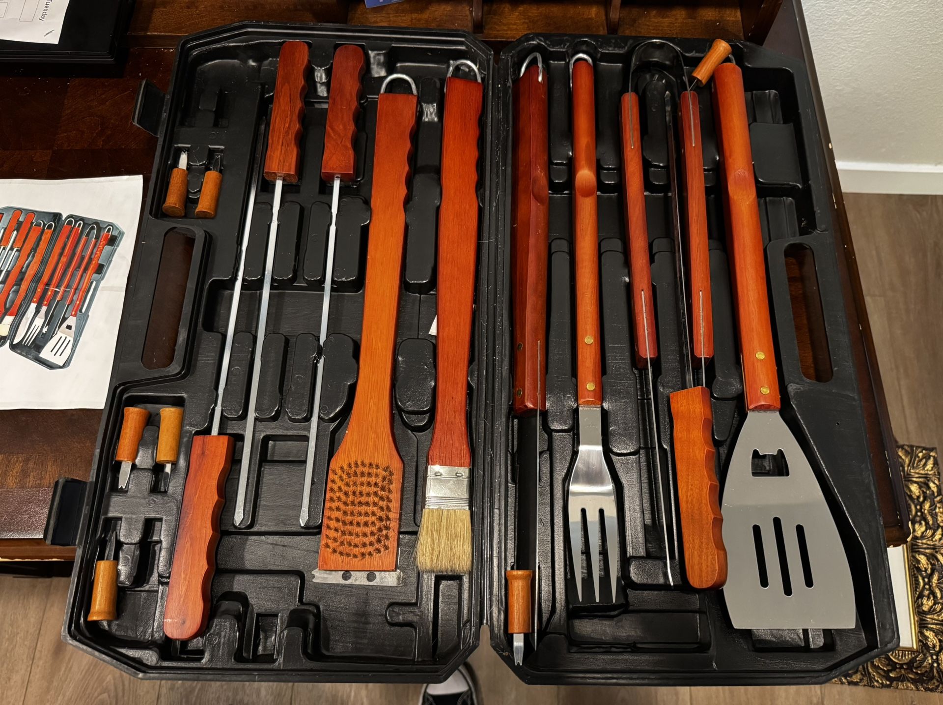 18 Piece BBQ Grill Set