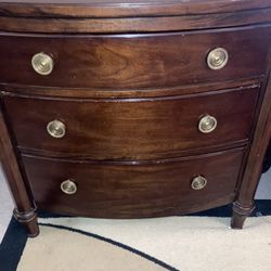 Mahogany Dresser And Mirror 